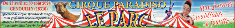 Cirque Paradiso Le Parc Genouilly 2023